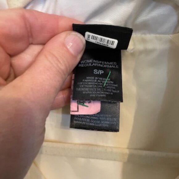 White North Face zip- up Vest- Size small & Small Grey North Face Jacket - Picture 3 of 11